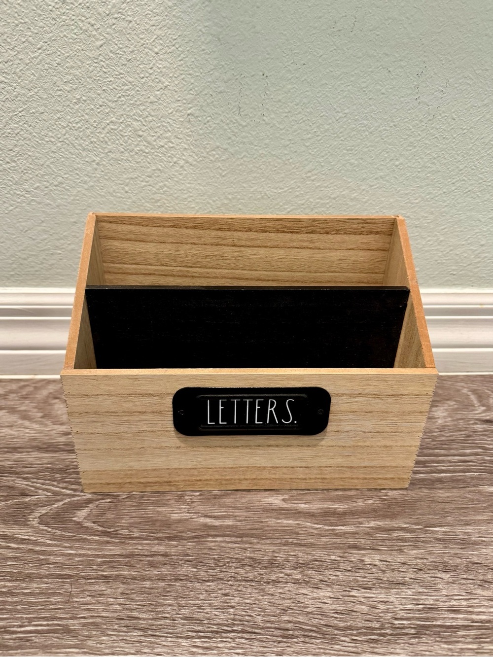 Rae Dunn Wooden Letter Organizer NWT